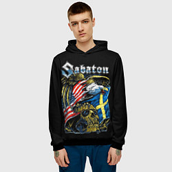 Толстовка-худи мужская Sabaton, цвет: 3D-черный — фото 2