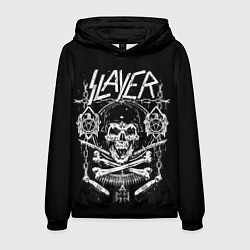 Толстовка-худи мужская Slayer, цвет: 3D-черный