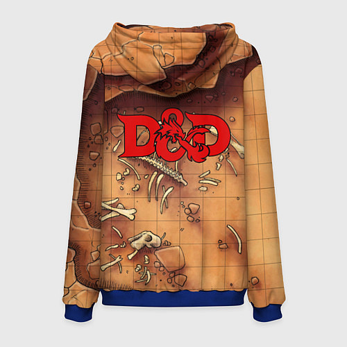 Мужская толстовка Dungeons and Dragons D&D / 3D-Синий – фото 2