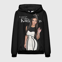 Толстовка-худи мужская Keeping up with Kardashians, цвет: 3D-черный