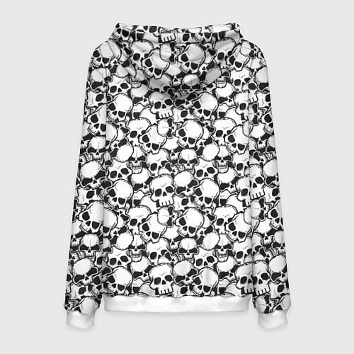 Мужская толстовка Смерть / 3D-Белый – фото 2