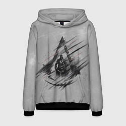 Толстовка-худи мужская Знак Ассасинов, цвет: 3D-черный