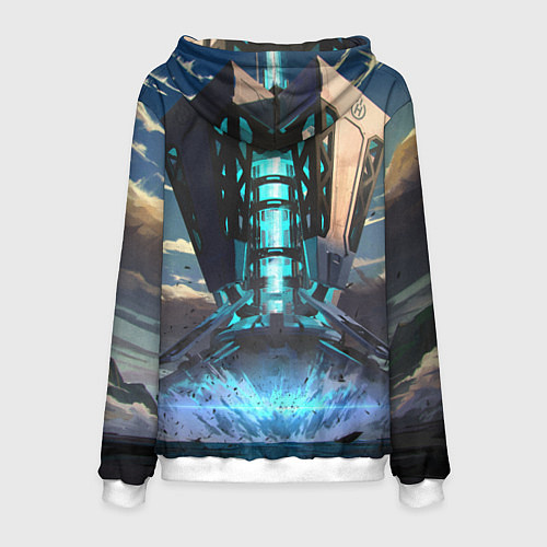 Мужская толстовка APEX Legends boom / 3D-Белый – фото 2