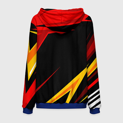 Мужская толстовка Уникальные линии / 3D-Синий – фото 2