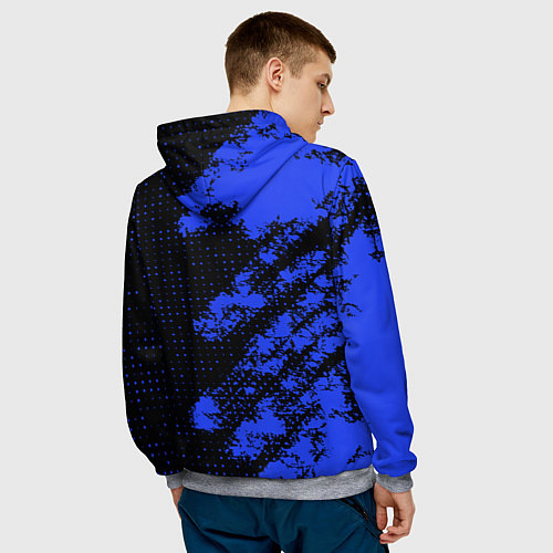 Мужская толстовка SUBARU STI СУБАРИСТ / 3D-Меланж – фото 4