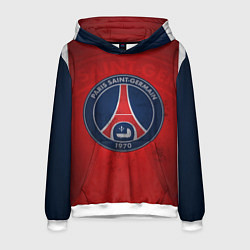 Толстовка-худи мужская Paris Saint-Germain, цвет: 3D-белый