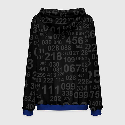 Мужская толстовка SQUID GAME: ФИГУРКИ СТРАЖЕЙ / 3D-Синий – фото 2