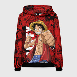 Мужская толстовка Манки Д Луффи, One Piece