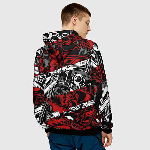 Мужская толстовка Оружейный барон / 3D-Черный – фото 4