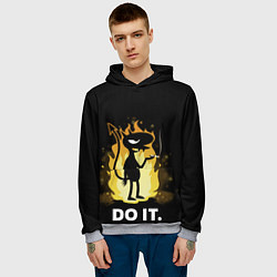 Толстовка-худи мужская Чертенок Do it, цвет: 3D-меланж — фото 2