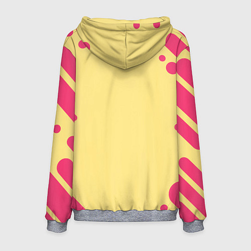 Мужская толстовка ИЗГОТАВЛИВАЮТ ВИЗИТКИ ОХРАНА / 3D-Меланж – фото 2