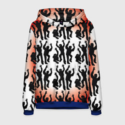 Толстовка-худи мужская HORROR Z, цвет: 3D-синий