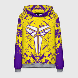 Толстовка-худи мужская ЛЕЙКЕРС LOS ANGELES LAKERS,, цвет: 3D-меланж