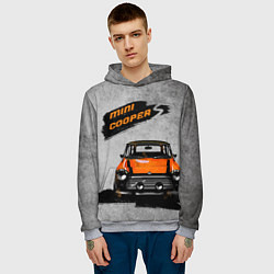 Толстовка-худи мужская Maшина Mini, цвет: 3D-меланж — фото 2