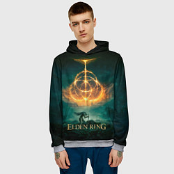 Толстовка-худи мужская Elden Ring Game Art, цвет: 3D-меланж — фото 2