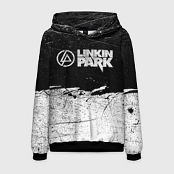 Мужская толстовка Линкин Парк Лого Рок ЧБ Linkin Park Rock