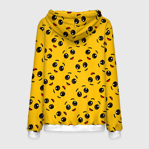 Мужская толстовка FORTNITE BANANA FACE PATTERN ФОРТНАЙТ ЛИЦО БАНАНА / 3D-Белый – фото 2