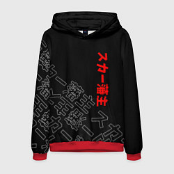 Мужская толстовка SCARLXRD JAPAN STYLE ИЕРОГЛИФЫ