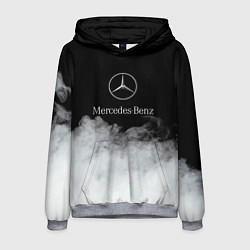 Толстовка-худи мужская Mercedes-Benz Облака, цвет: 3D-меланж