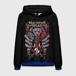 Толстовка-худи мужская Machine Head - Lion Heart, цвет: 3D-синий