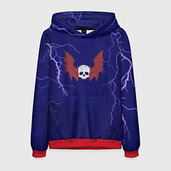 Толстовка-худи мужская Повелители ночи до Ереси цвет легиона, цвет: 3D-красный