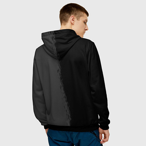 Мужская толстовка THE ELDER SCROLLS SKYRIM FUS RO DAH / 3D-Черный – фото 4