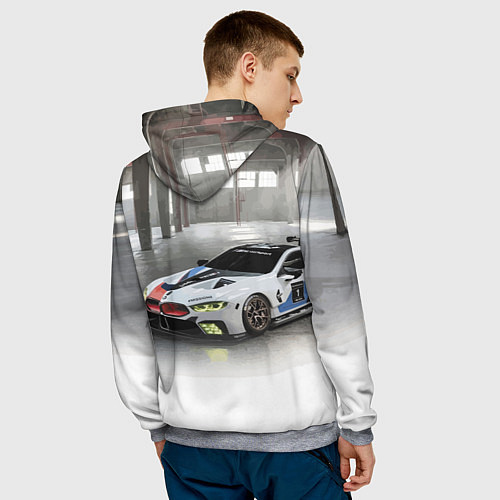 Мужская толстовка BMW Motorsport Mission 8 / 3D-Меланж – фото 4