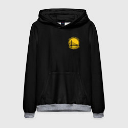 Толстовка-худи мужская GOLDEN STATE WARRIORS BLACK STYLE, цвет: 3D-меланж