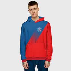 Толстовка-худи мужская PSG GRADIENT SPORT UNIFORM, цвет: 3D-красный — фото 2