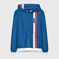 Толстовка-худи мужская PSG SPORT STRIPES UNIFORM, цвет: 3D-белый