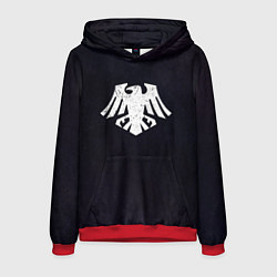 Толстовка-худи мужская Гвардия Ворона цвет 19 легиона, цвет: 3D-красный