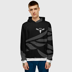 Толстовка-худи мужская WALHALLA TEAM LOGO ТОКИЙСКИЕ МСТИТЕЛИ, цвет: 3D-белый — фото 2