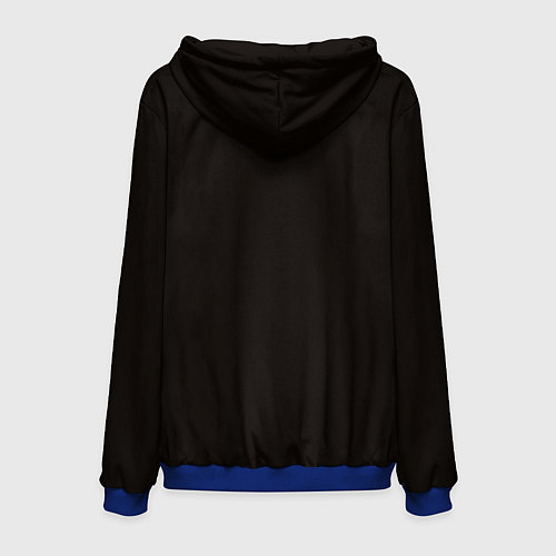 Мужская толстовка Бред Питт Бойцовский клуб / 3D-Синий – фото 2