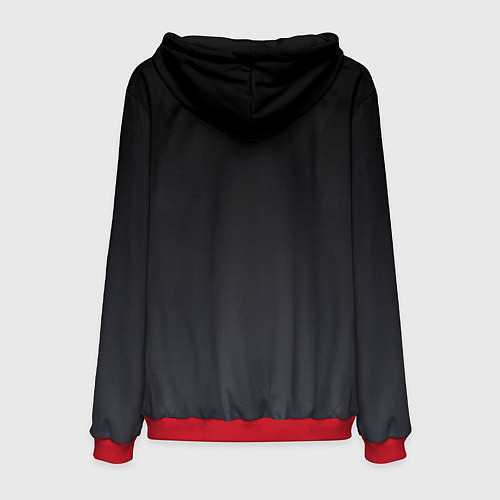 Мужская толстовка ГенШин - игра с открытым миром / 3D-Красный – фото 2