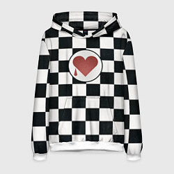 Толстовка-худи мужская Плакальщики цвет ордена, цвет: 3D-белый