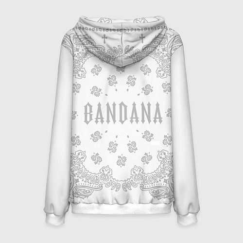 Мужская толстовка Big Baby Tape x Kizaru BANDANA Бандана Кизару Тейп / 3D-Белый – фото 2