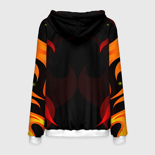 Мужская толстовка РЕГНОКУ КЛИНОК ДЕМОНОВ KNY / 3D-Белый – фото 2