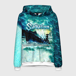 Толстовка-худи мужская World War Live: Battle of the Baltic Sea - Sabaton, цвет: 3D-белый
