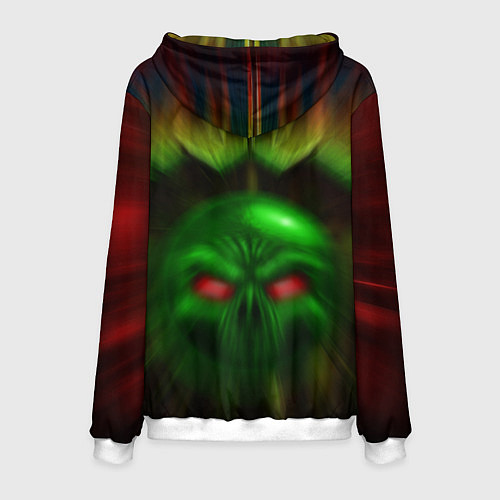 Мужская толстовка РЕЖИМ БОГА IDDQD / 3D-Белый – фото 2