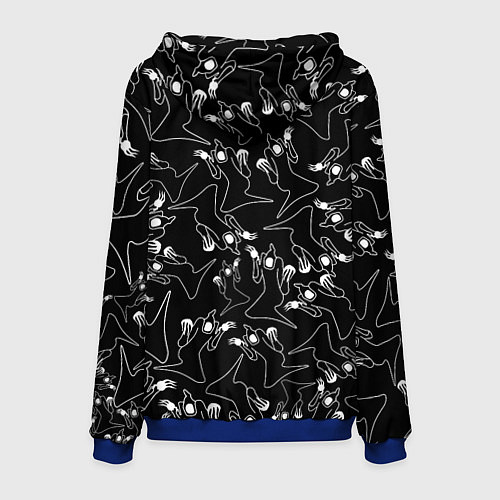 Мужская толстовка KIZARU HAUNTED FAMILY ПАТТЕРН / 3D-Синий – фото 2