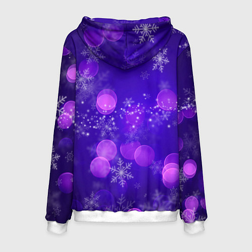 Мужская толстовка НОВОГОДНИЙ GENSHIN IMPACT, ЧЖУН ЛИ / 3D-Белый – фото 2