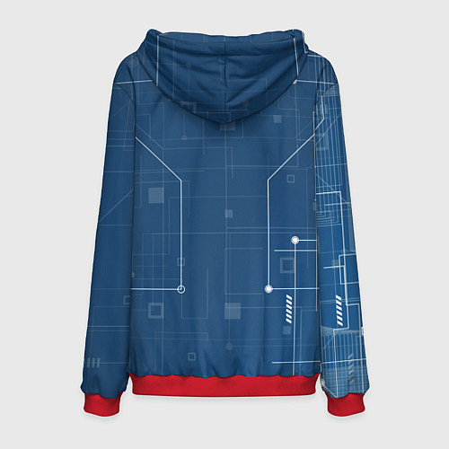 Мужская толстовка ROG холодный / 3D-Красный – фото 2