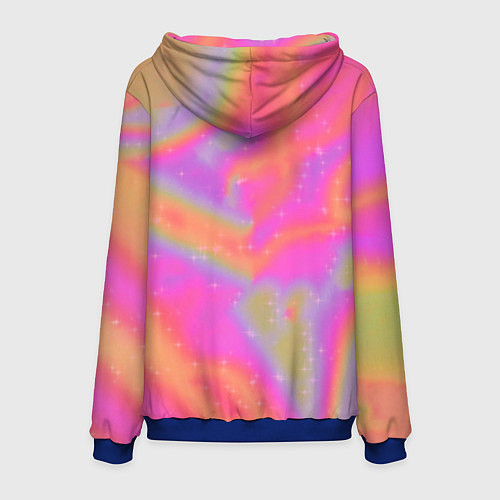 Мужская толстовка POPPY PLAYTIME - МАЛЫШ ХАГГИ ВАГГИ / 3D-Синий – фото 2