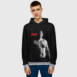 Толстовка-худи мужская ФЕДЯ, цвет: 3D-меланж — фото 2