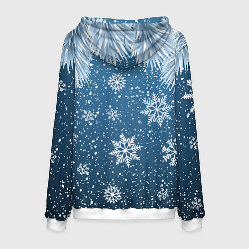 Мужская толстовка DAB SANTA WINTER / 3D-Белый – фото 2