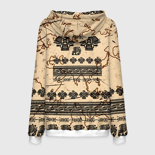 Мужская толстовка AztecsАцтеки / 3D-Белый – фото 2