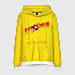 Толстовка-худи мужская Flash Gordon - Queen, цвет: 3D-белый