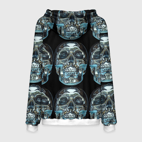 Мужская толстовка Skulls pattern 2028 / 3D-Белый – фото 2