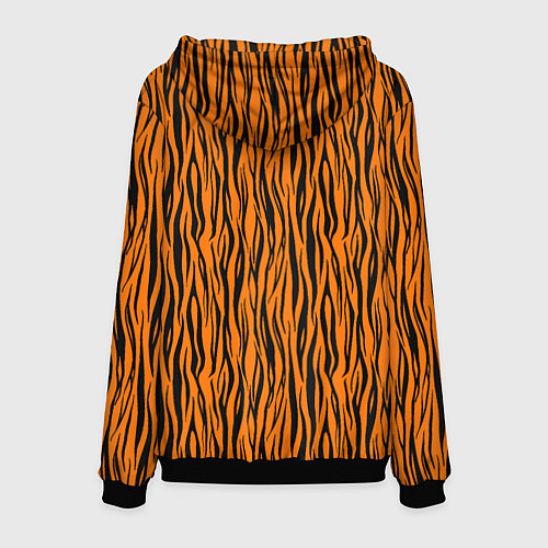 Мужская толстовка Тигровые Полосы / 3D-Черный – фото 2