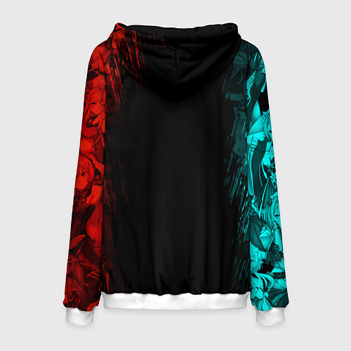 Мужская толстовка GENSHIN IMPACT XIAO ГЕНШИН ИМПАКТ СЯО / 3D-Белый – фото 2